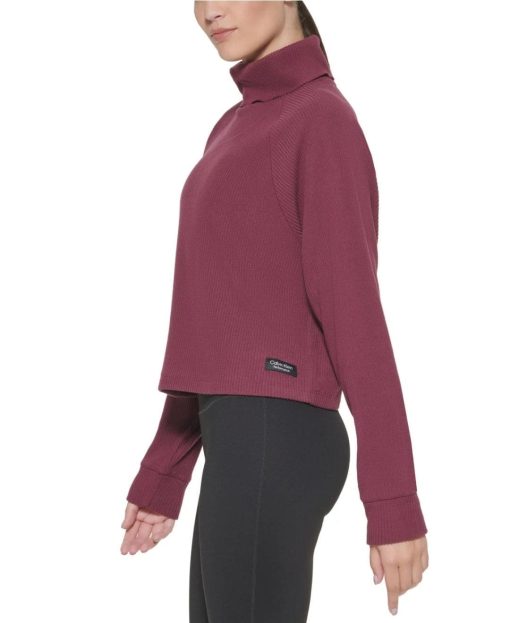 Calvin Klein Burgundy Turtleneck Sweater XXL - Women's Tops