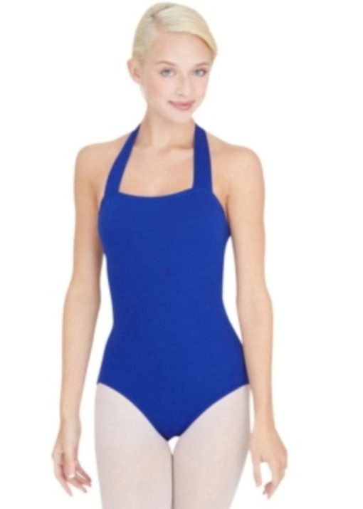 Capezio Adult Pull-Over Halter Leotard Royal L