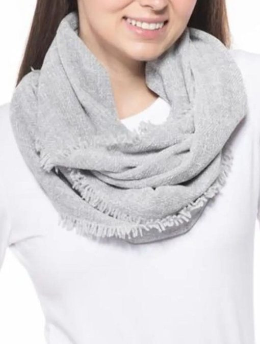 Charter Club Gray Infinity Scarf - One Size - Women's Scarves