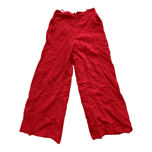 City Studio Red Wide Leg Pants - Size 0 - Women's Trousers