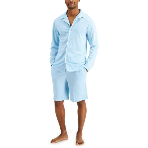 Club Room Mens Comfy Sleepwear Sleep Shirt L