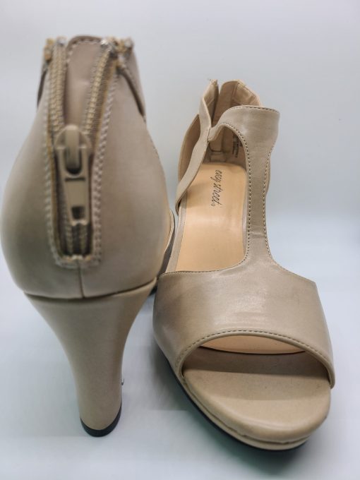 Easy Street Flash Sandal Beige 11W - Women's Dress Shoes