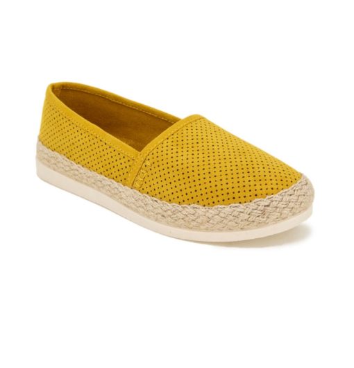 Esprit Emery Women's Espadrille Slip-on Shoes, Mustard 6M