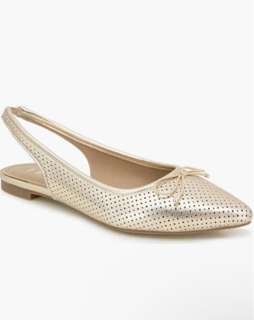 Esprit Petria Slingback Gold Flat 9M