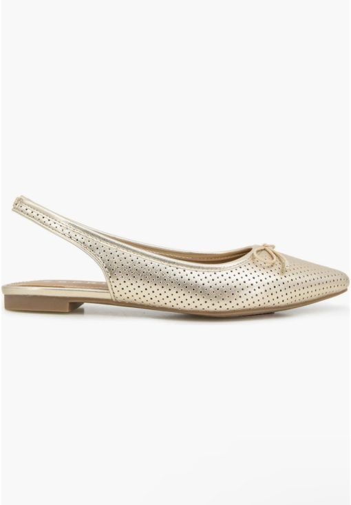 Esprit Petria Slingback Gold Flat 9M - Image 2