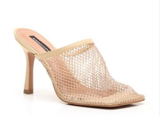 BCBGMAXAZRIA Anita Beige Mesh Heel Nude 5