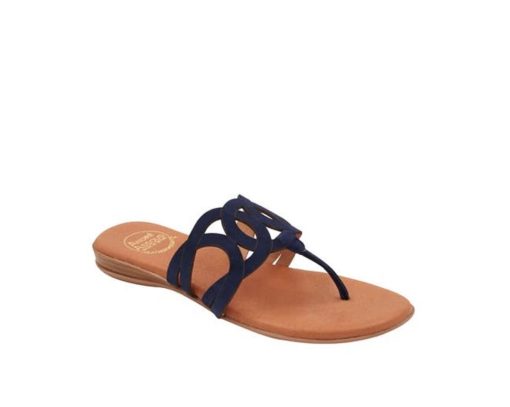 André Assous Featherweights Sandal Navy Suede 8