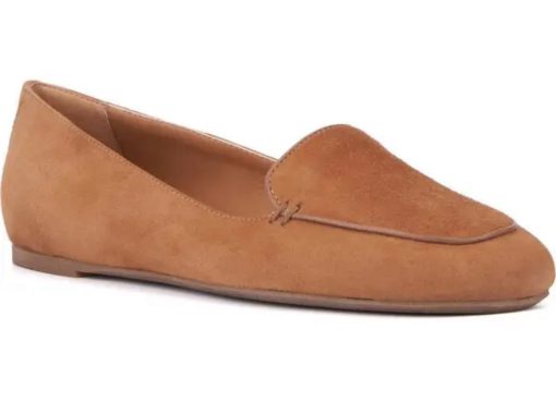 Aquatalia Judie Suede Flat Loafers Caffe 7.5 - Image 2