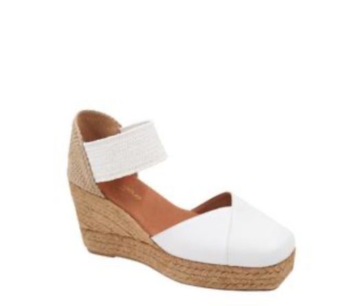 Andre Assous PEDRA SUEDE ESPADRILLE WEDGE White 6