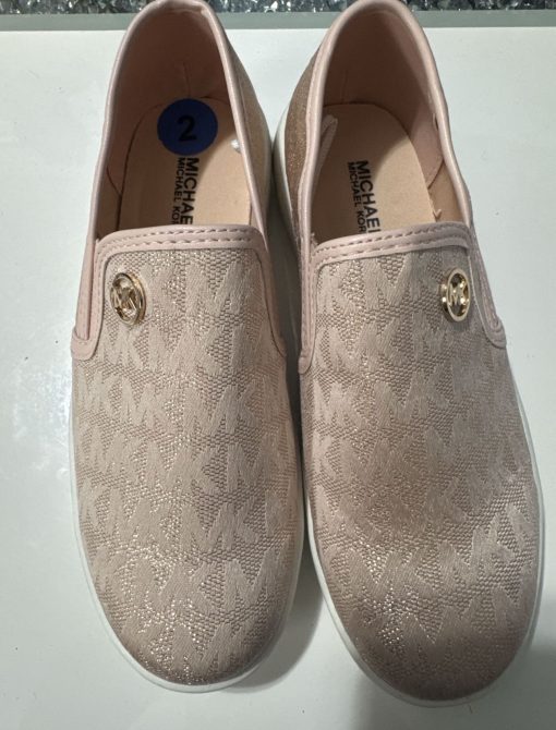 Michael Kors Kids Slip-On Size 2 Rose Gold