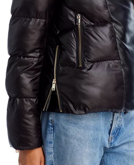 Generation Love Avila Faux Fur Puffer Jacket XS - Image 3