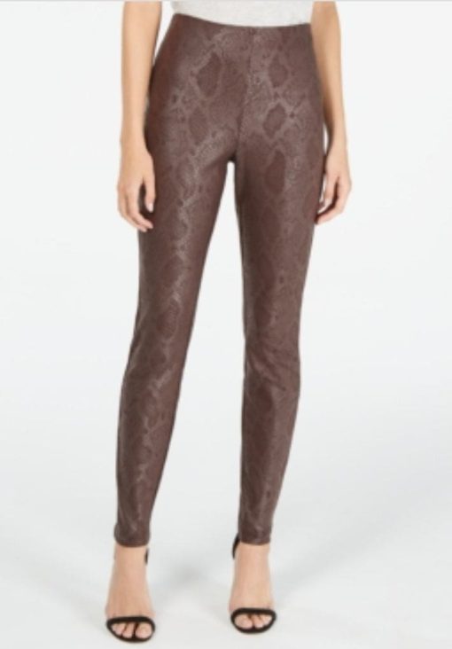 INC Brown Snake Print Leggings - Size 12 - Women's Pants