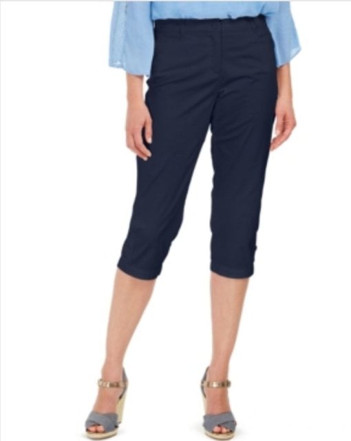 Karen Scott Petite Comfort-Waist Capri Pants, 10P