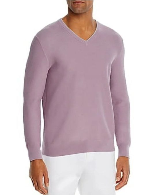 Men's Long Sleeve V-neck Sweater M