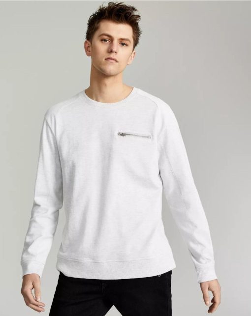 Men's Slant Zip Long-Sleeve T-Shirt XXL