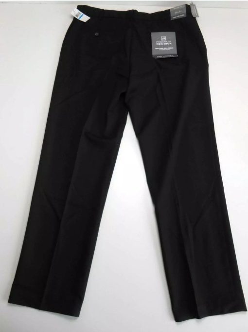 NWT VAN HEUSEN MEN'S STRAIGT FIT PREMIUM NON-IRON PANTS 33x32