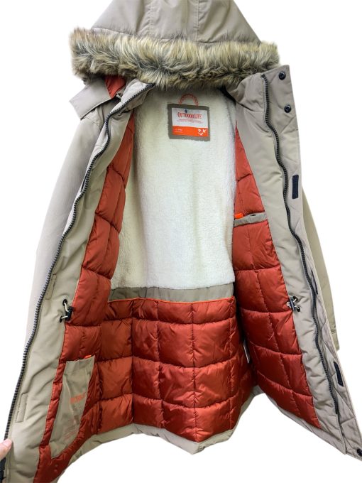 Outdoor Life Men's Hooded Winter Parka Coat XL - Image 4