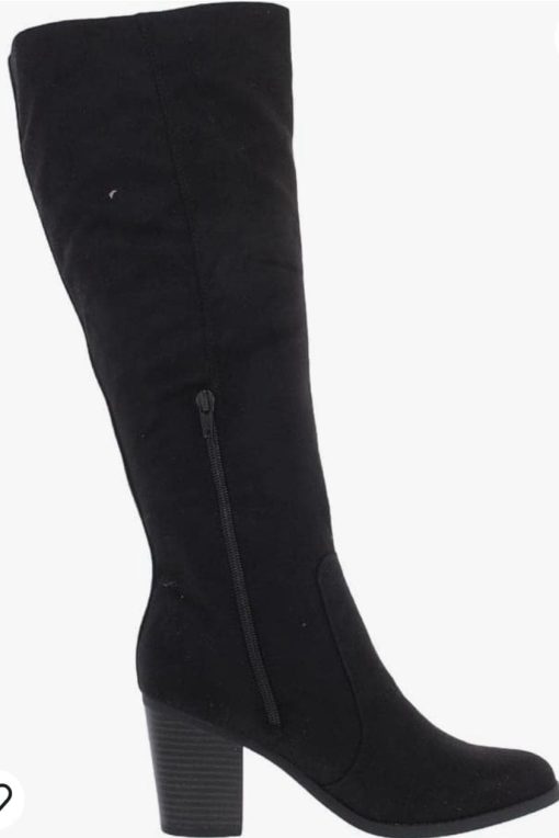 Sugar Black Knee High Boots - Size 11 - Women's Fashion Boots