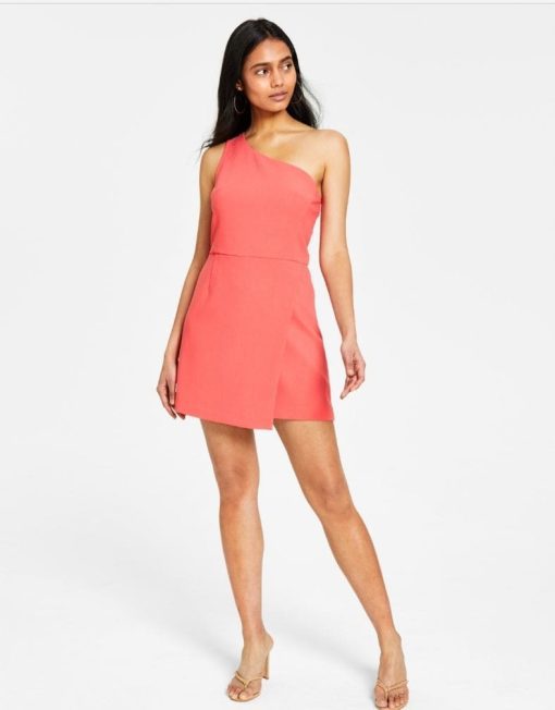 Whisper One-shoulder Minidress 2