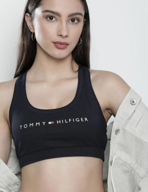 Tommy Hilfiger Black Sports Bra XXL - Workout Top