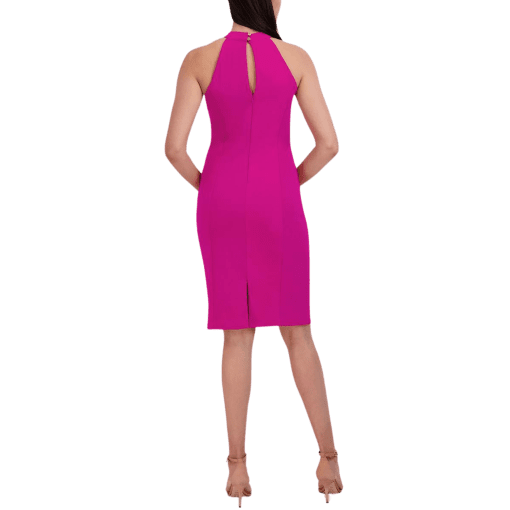 Julia Jordan Women's Twist Front Sheath Dress - Dark Fuchsia - Size 6