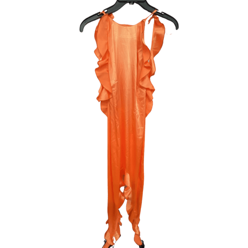 O.P.T Orange Ruffle Maxi Dress - One Size - Party Dress