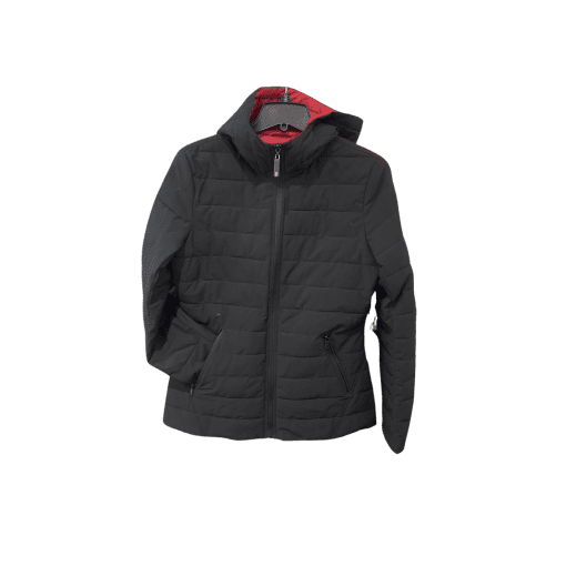 H F HALifa Black Puffer Jacket - Size S - Women's Winter Coat