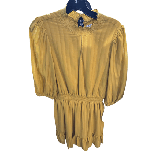 Nanette Lepore Mustard Dress Size 10 - Women's Mini Dress