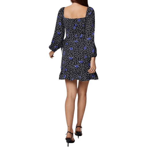 BCBGeneration Womens Floral Square Neck Mini Dress size 10 - Image 2