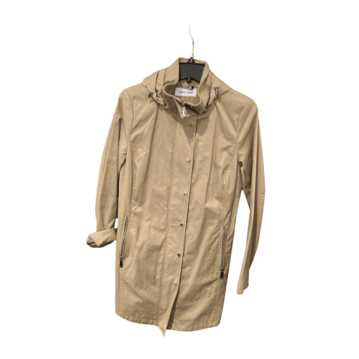 Calvin Klein Tan Trench Coat XS - Women's Outerwear Jacket