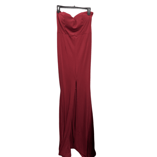 MISS DRESS Red Strapless Maxi Dress - XL - Formal Gown