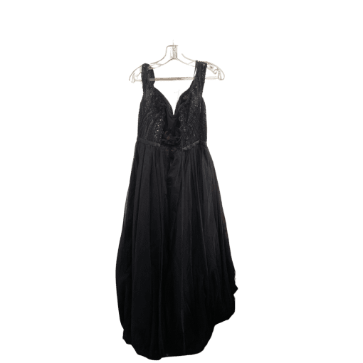 VIP GIRL Black Maxi Dress Size L - Evening Gown