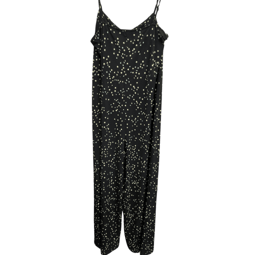 Riley&Rae Black Floral Jumpsuit - Size M - Women's Romper