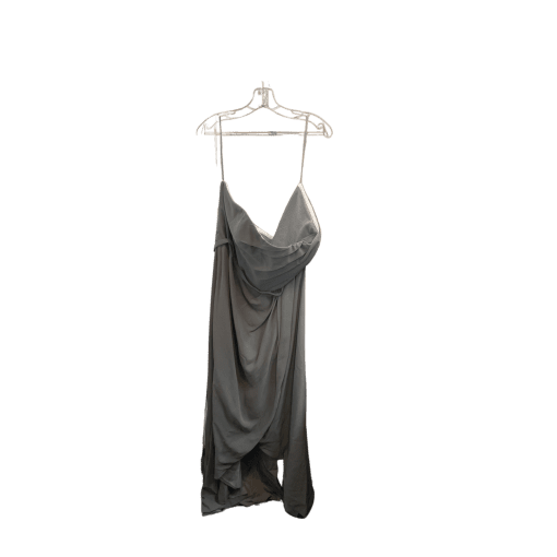 Simply Grey Maxi Dress Size 24 - Plus Size Dresses