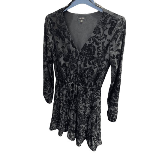 City Studio Black Floral Dress Size S - Mini Dress