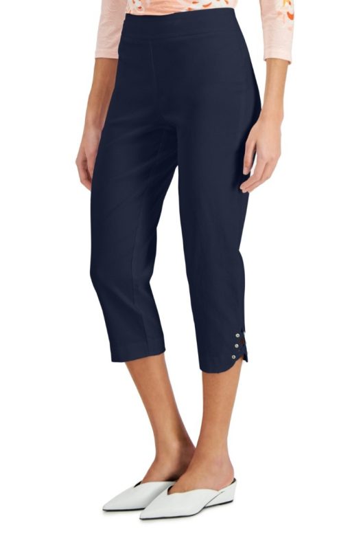 JM Collection Navy Capri Pants - Size M - Women's Pants