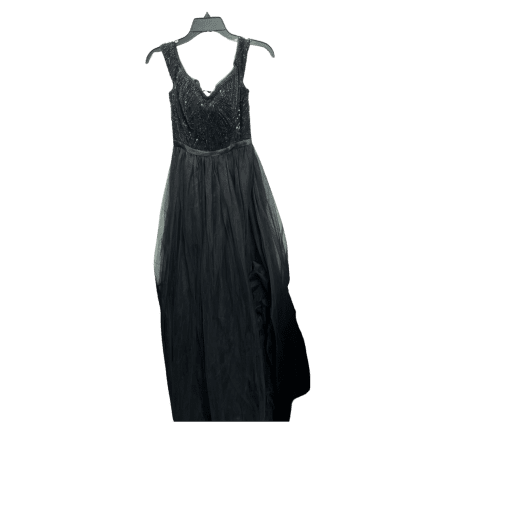 VIPGIRL Black Sequin Maxi Dress - Size S - Formal Gown