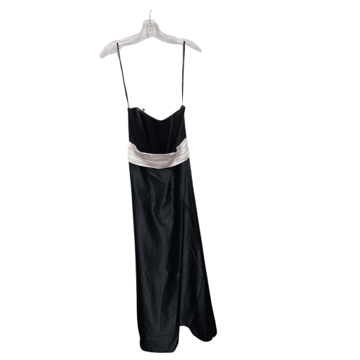 Allure Black Strapless Gown Size 10 - Formal Dress