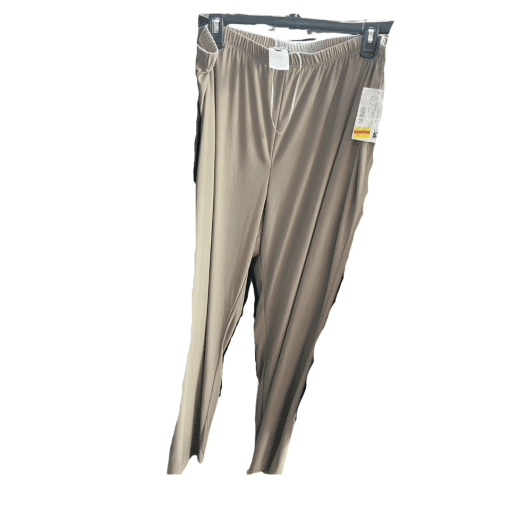 R&M Richards Plus Size Taupe Pants - Women's Trousers