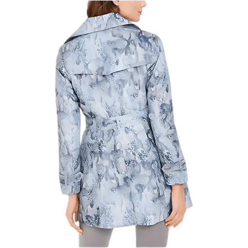 Guess Blue Snake Print Trench Coat - XL - Women's Outerwear - Image 2