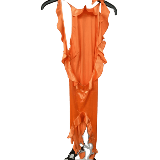 O.P.T Orange Ruffle Maxi Dress - One Size - Party Dress - Image 2