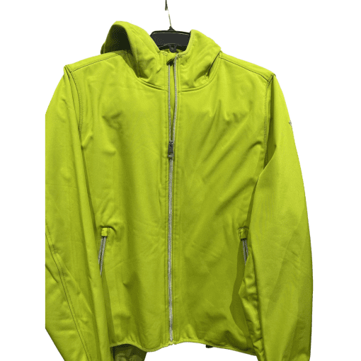 GUESS Neon Green Softshell Jacket - Size M - Women's Outerwear - Image 2