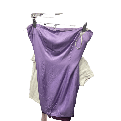 Kourt Purple Satin Mini Skirt - Size S - Party Wear - Image 2