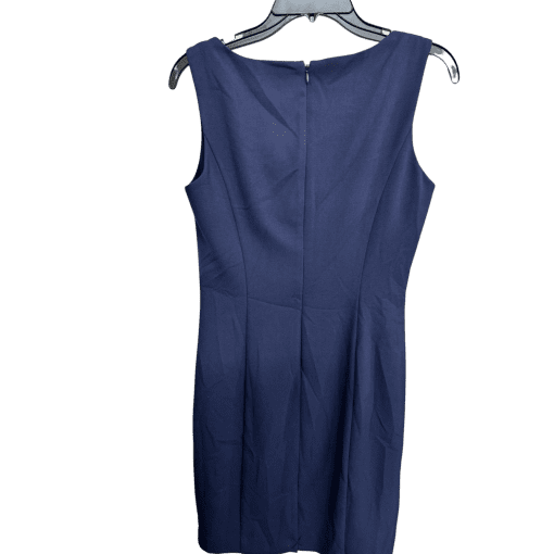 Tahari ASL Navy Sleeveless Dress Size 4 - Work Dress - Image 2