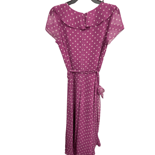 Maison Tara Purple Polka Dot Wrap Dress - No Size - Women's Dresses - Image 2