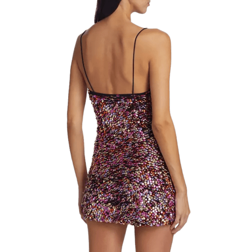 Cyti studio Juniors Womens Sequined Mini Bodycon Dres size 13/14 - Image 2