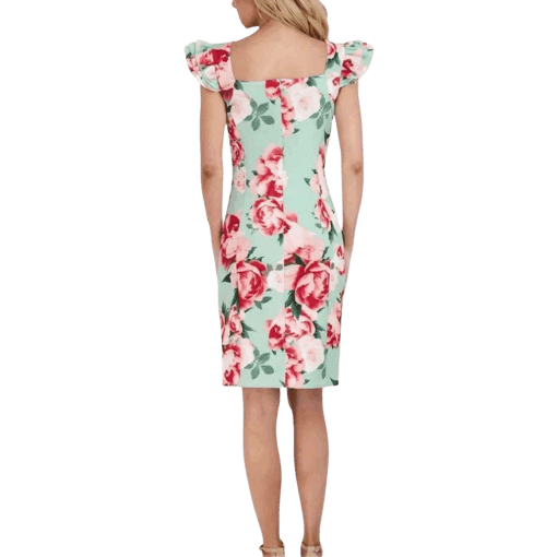 Donna Ricco Ruffle Mini Dress 6 - Image 2