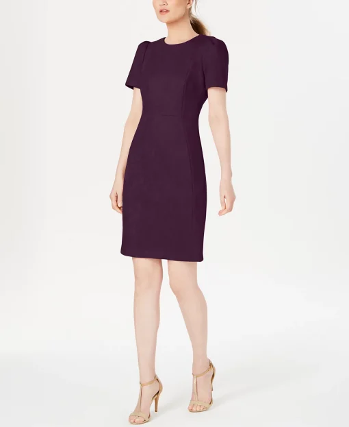 Calvin Klein Womens Work MIDI Sheath Dress 4