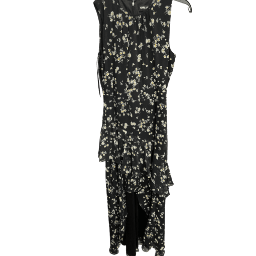 Karl Lagerfeld Black Floral Maxi Dress - Size S - Women's Dresses