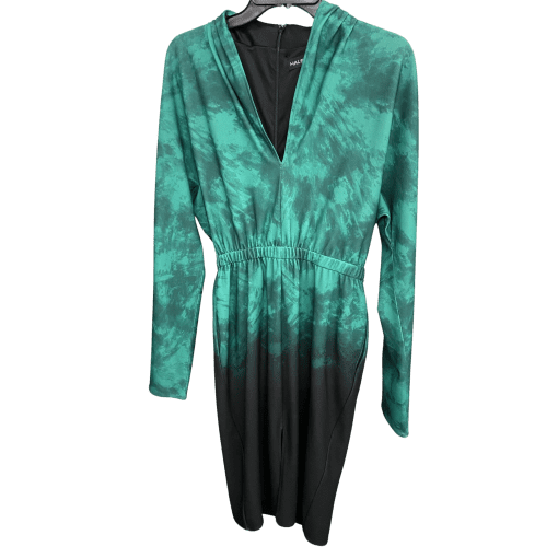 Halston Green Tie Dye Dress - No Size - Women's Cocktail Dress